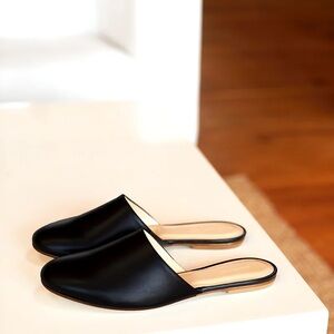 Emerson Fry black mules, size 38